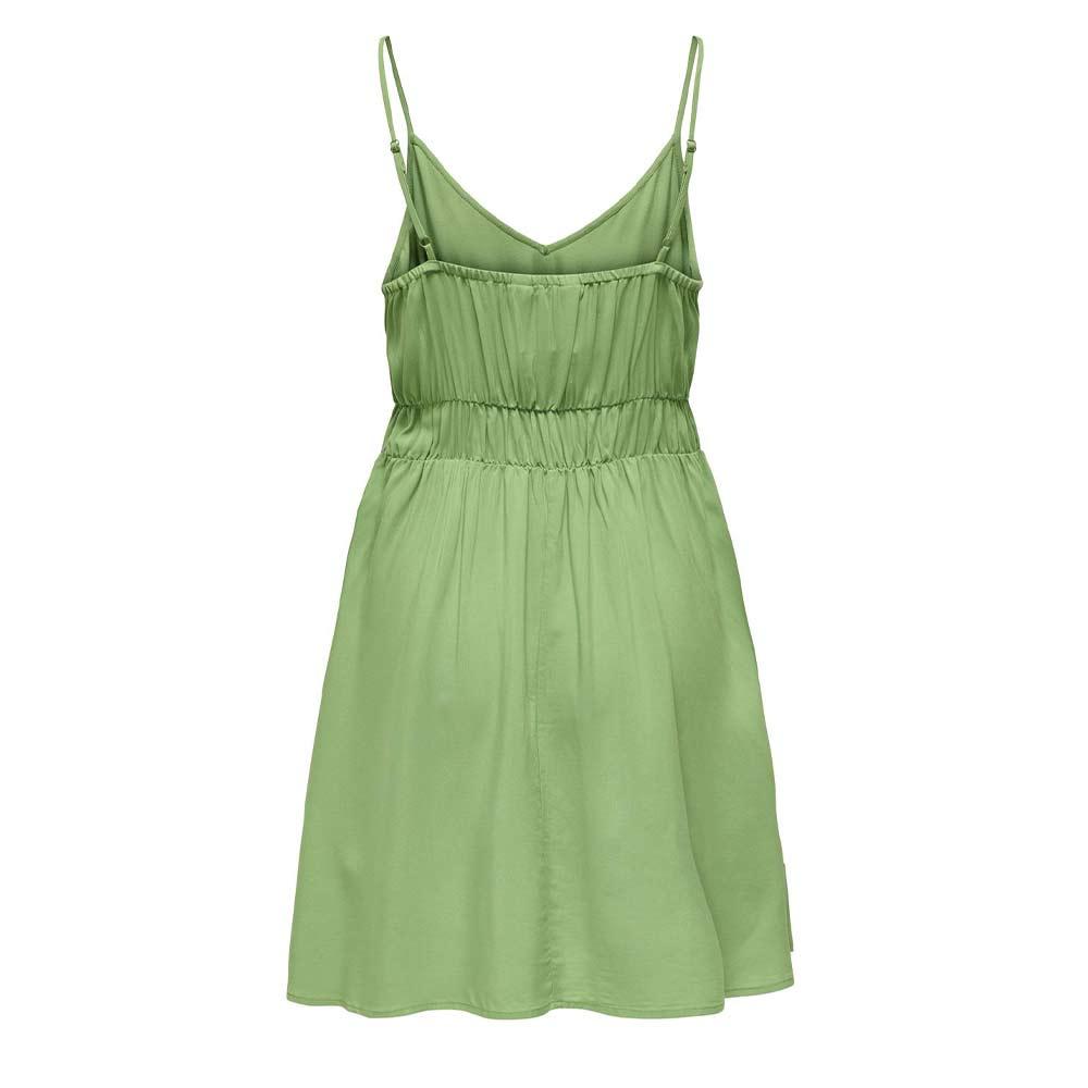 Robe Verte Femme Only Selina vue 2