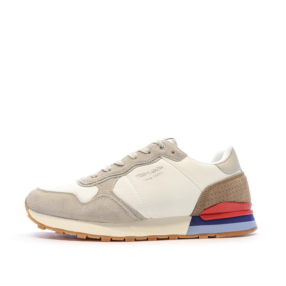 Baskets Blanches Homme Teddy Smith Yellow pas cher