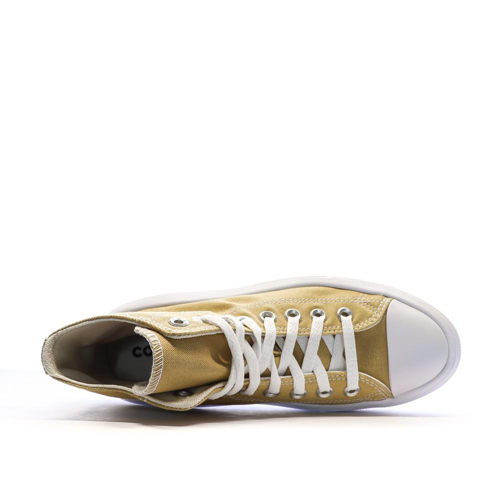 Baskets Moutarde Femme Converse Seasonal vue 4