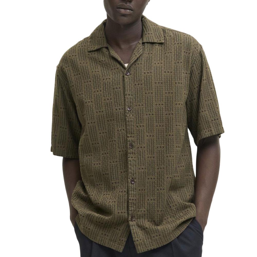 Chemise Kaki Homme Jack & Jones Vincent pas cher