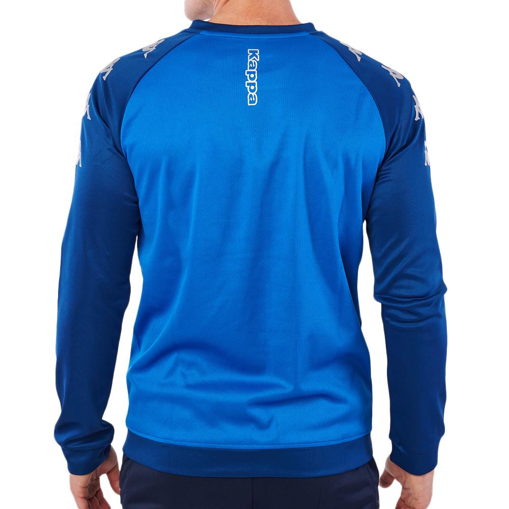 Sweat Training Bleu Homme Kappa Parme vue 2