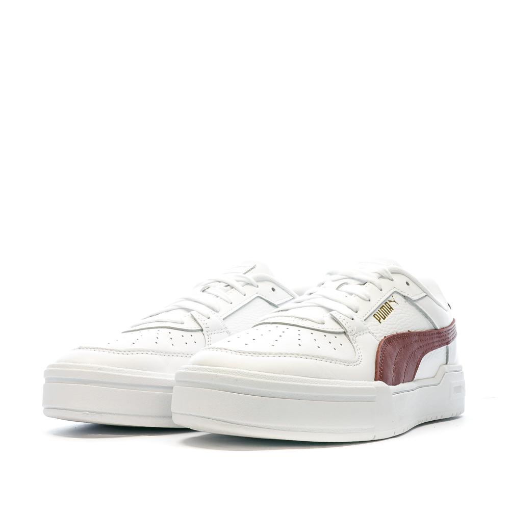 Baskets Blanches/Bordeaux Homme Puma Pro Classic vue 6