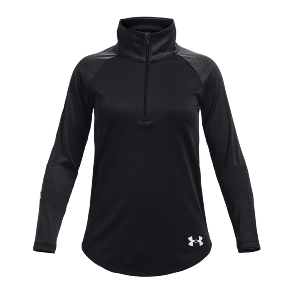 T-shirt à manches longues demi-zip Noir Fille Under Armour Tech Graphic Half pas cher