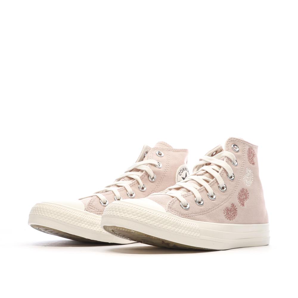Baskets Roses Femme Converse Chuck Taylor All Star Flamingo vue 6