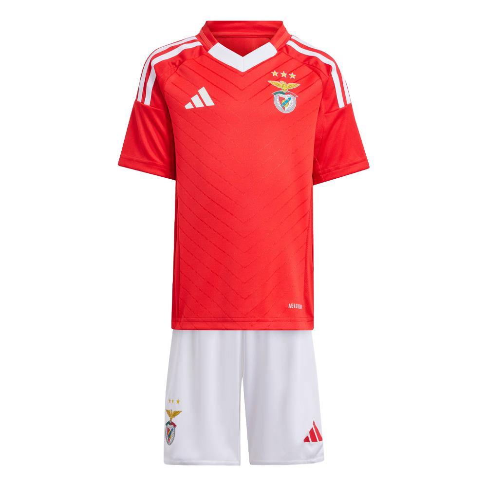 Benfica Ensemble Rouge Garçon Adidas 24/25 vue 2