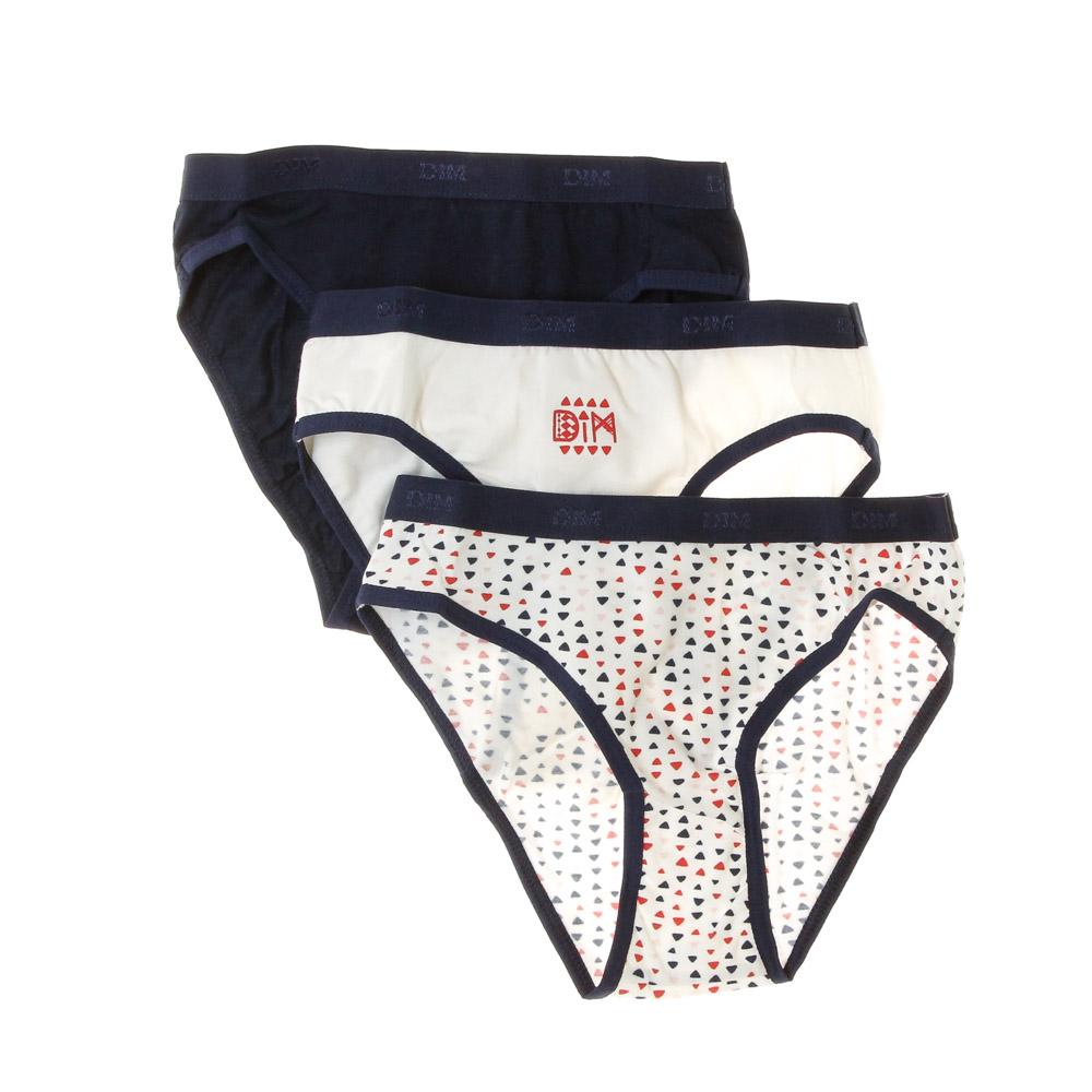 Culottes Blanche/Bleu Fille Dim Foret pas cher