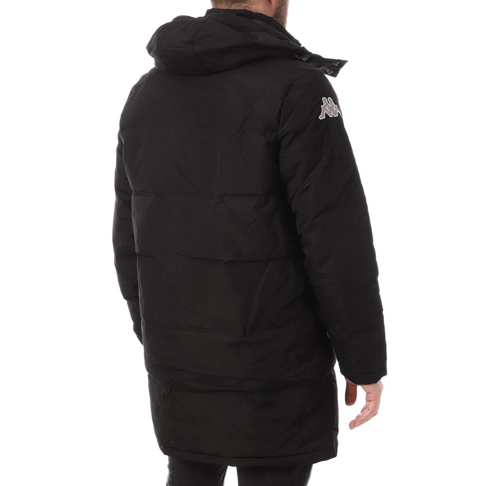 Parka Noir Homme Kappa Seddolo vue 2