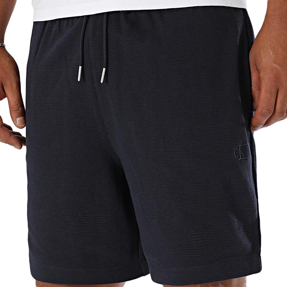 Short Marine Homme Calvin Klein Jeans Hd Cotton pas cher