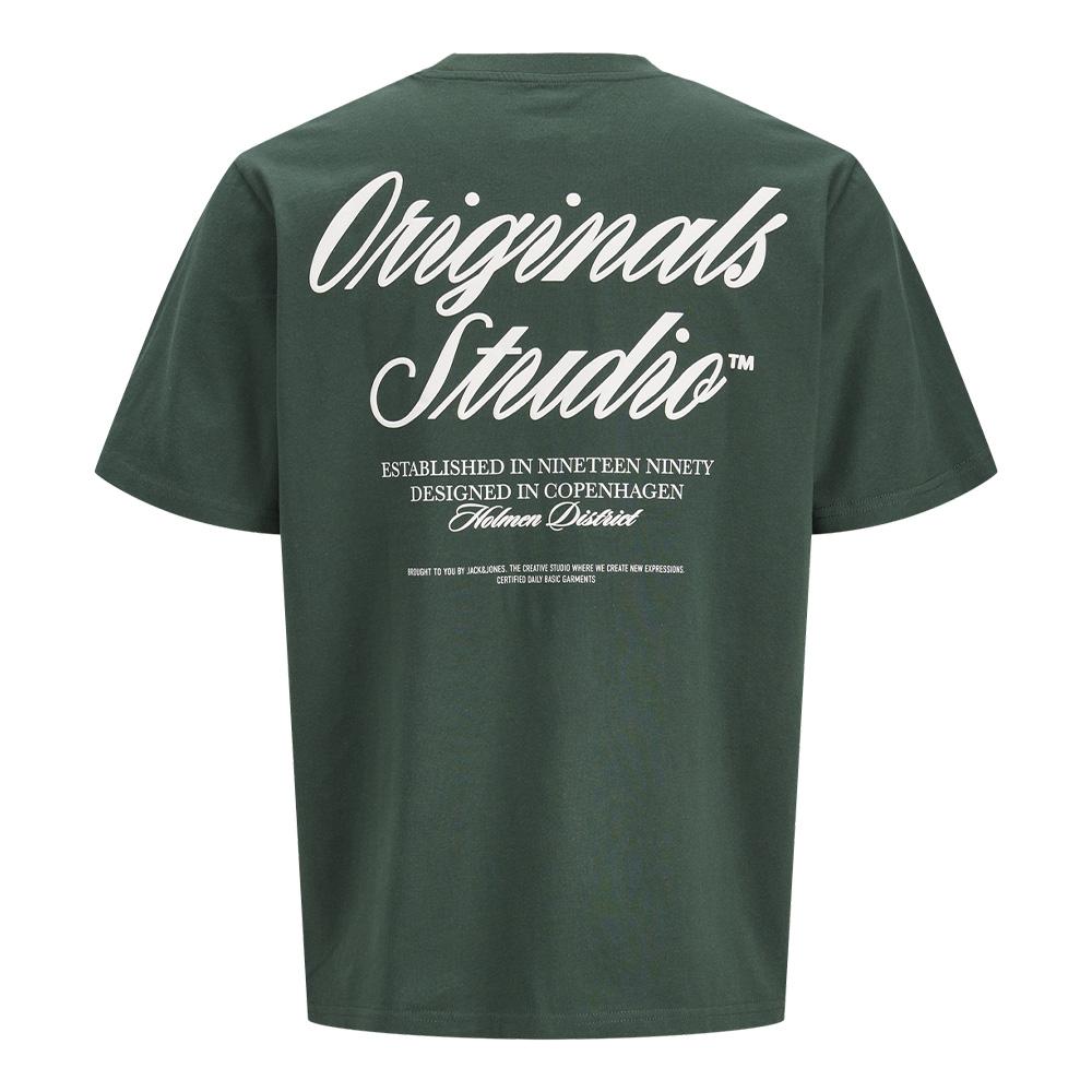 T-Shirt Vert Homme Jack & Jones Norrebro vue 2