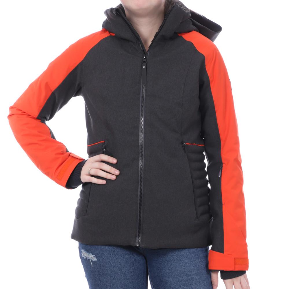 Veste Ski Noir/Orange Femme RIDGE 2.0 pas cher