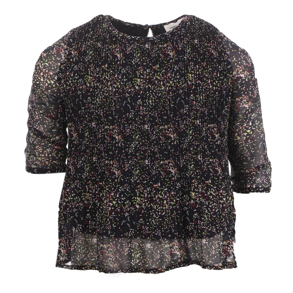 Blouse plissée Noir Fille Teddy Smith Tamelie pas cher