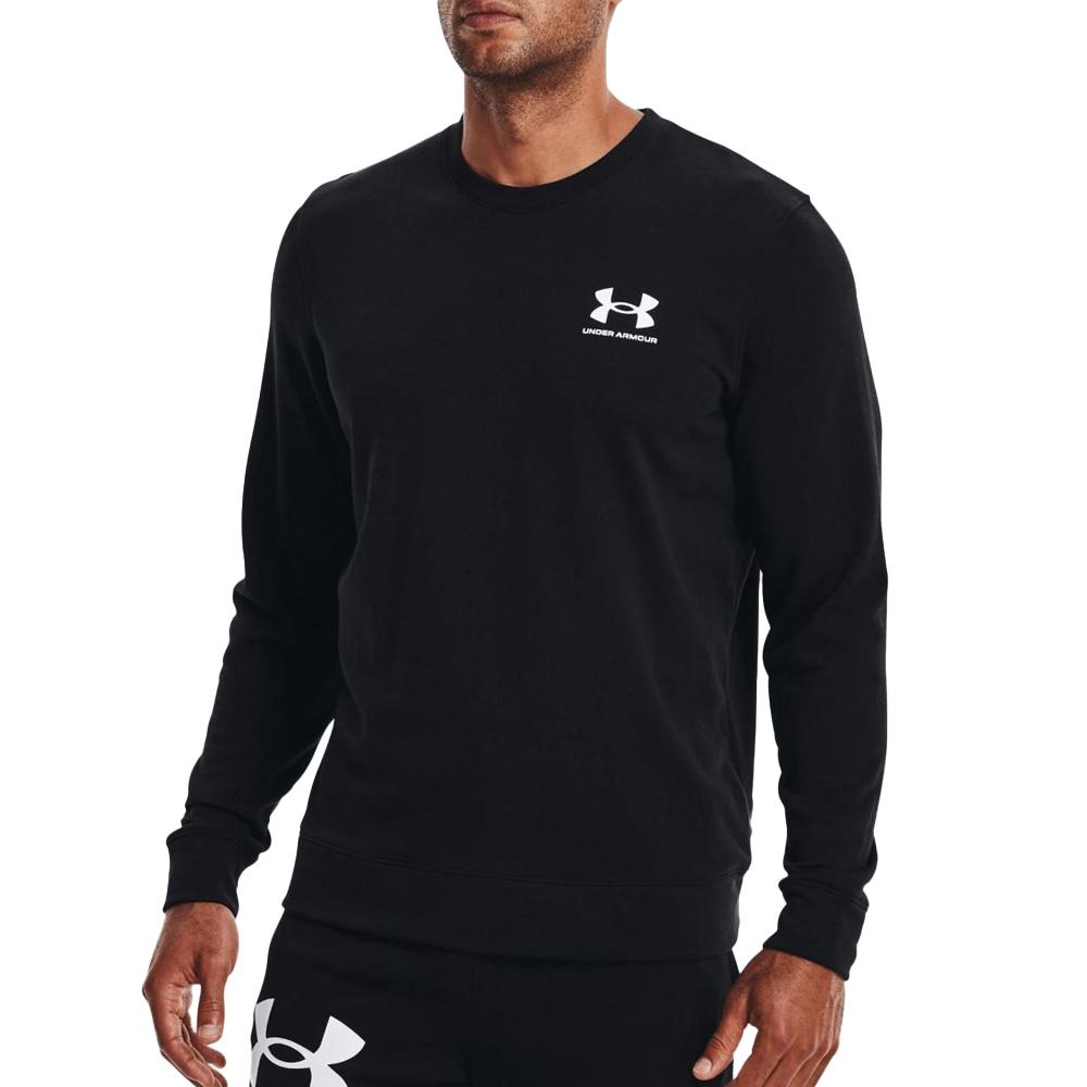 Sweat Noir Homme Under Armour Rival Terry pas cher