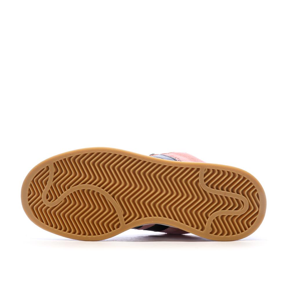 Campus Baskets Rose/Noir Femme Adidas vue 5