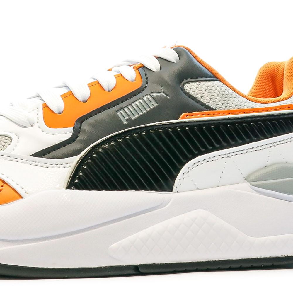 Baskets Blanche/Noir/Orange Homme Puma X-ray 2 Square vue 7