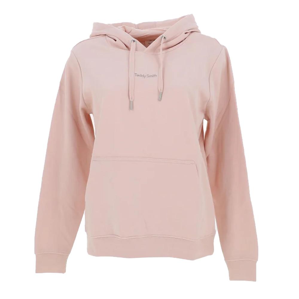 Sweat à Capuche Rose Femme Teddy Smith Solene pas cher