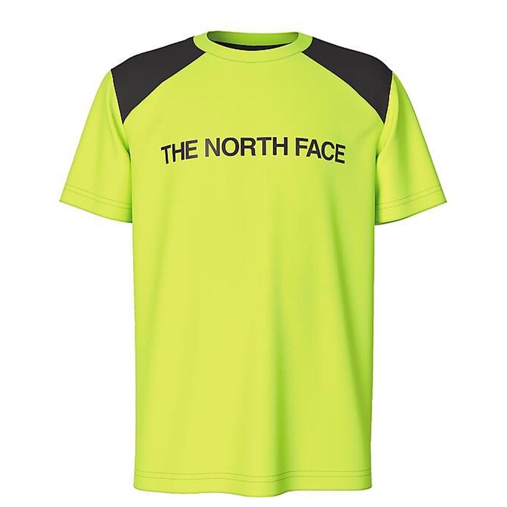 Camiseta deportiva amarilla fluorescente para niño de The North Face barato