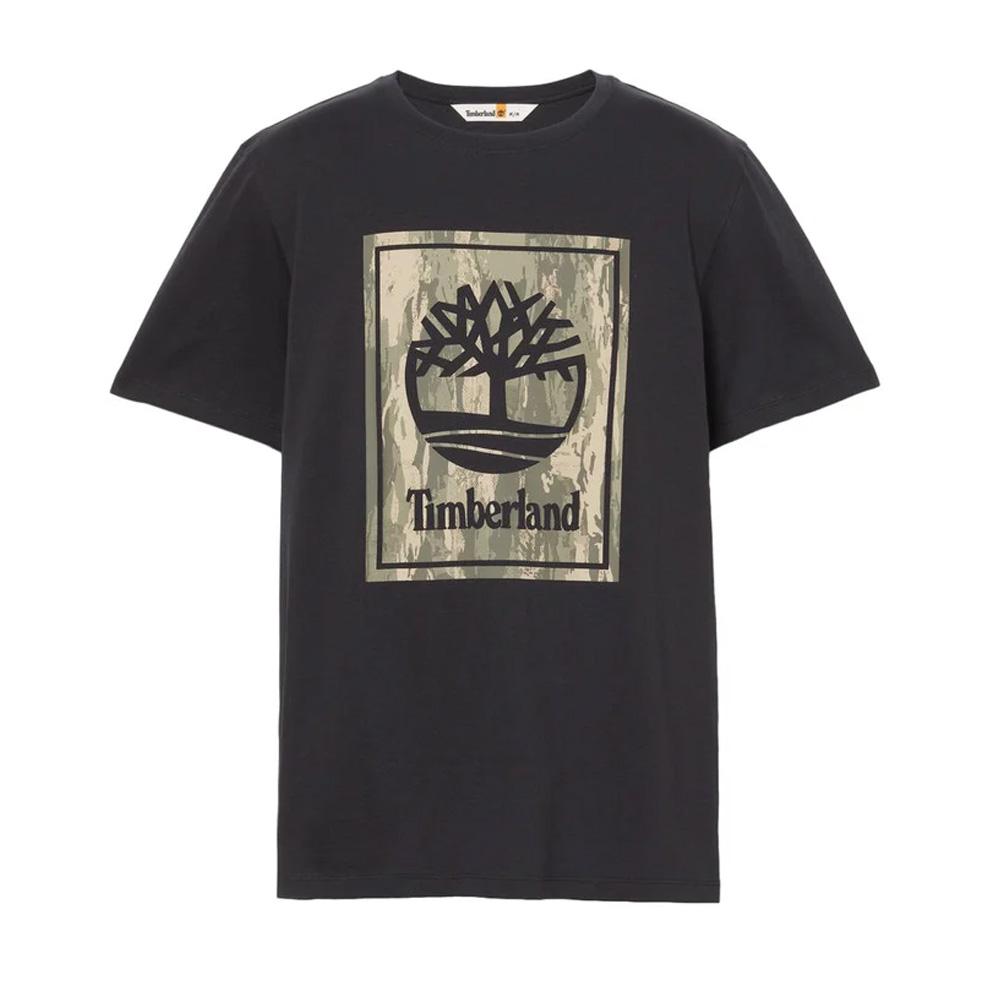 T-Shirt Noir Ado Timberland T60085 pas cher