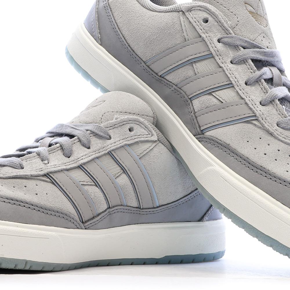 Baskets Grises Homme Adidas Tyshawn vue 7