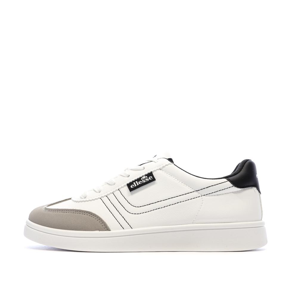 Baskets Blanches/Grises Foncées Femme Ellesse Catarina pas cher