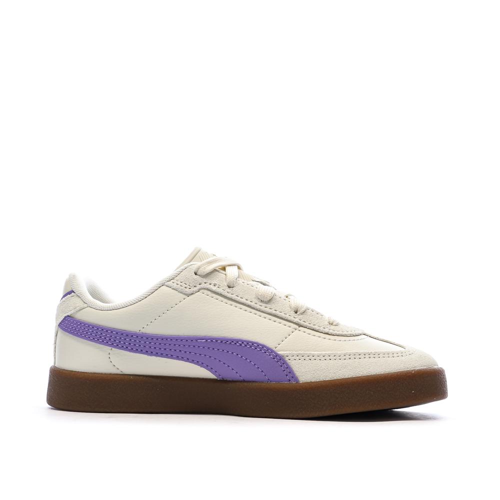 Baskets Beige Fille Puma Club Ii Era vue 2