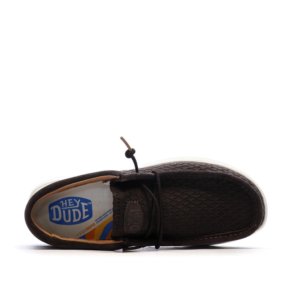 Chaussures Marron Homme Hey Dude Mole Brown vue 4