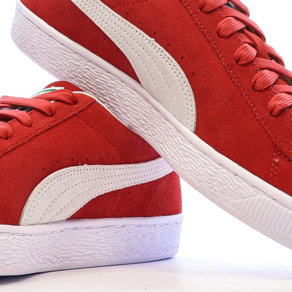 Baskets Rouges Mixte Puma Suede Classic XXL vue 7