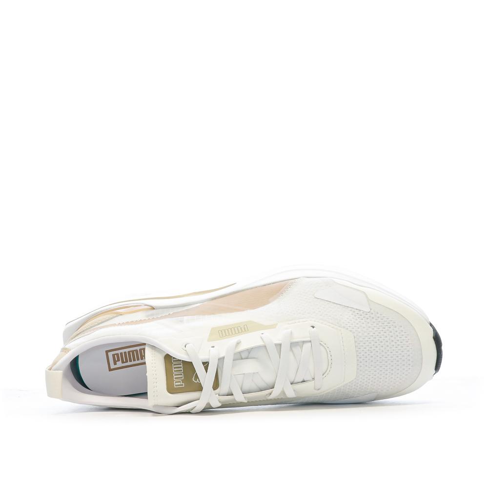 Baskets Blanc/Marron Homme Puma Kosmo Rider vue 4
