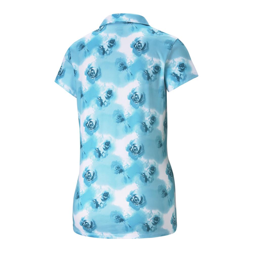 Polo Bleu/Blanc Femme Puma Watercolor vue 2