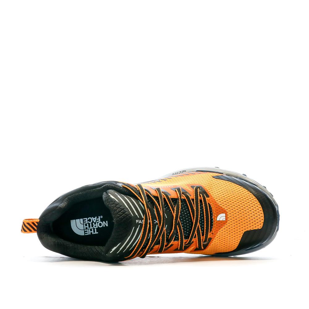 Chaussures de randonnée Orange/Grise Homme The North Face Vectiv vue 8