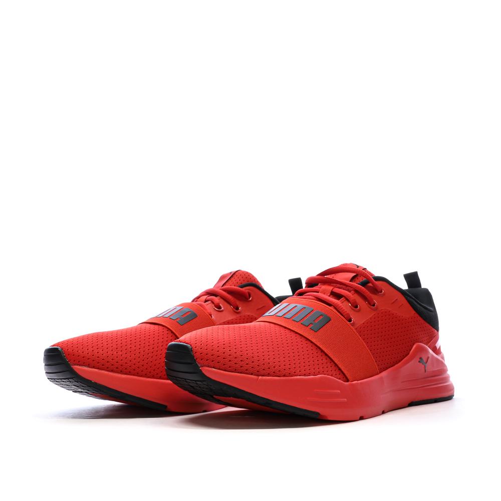 Baskets Rouges Homme Puma Wired vue 6