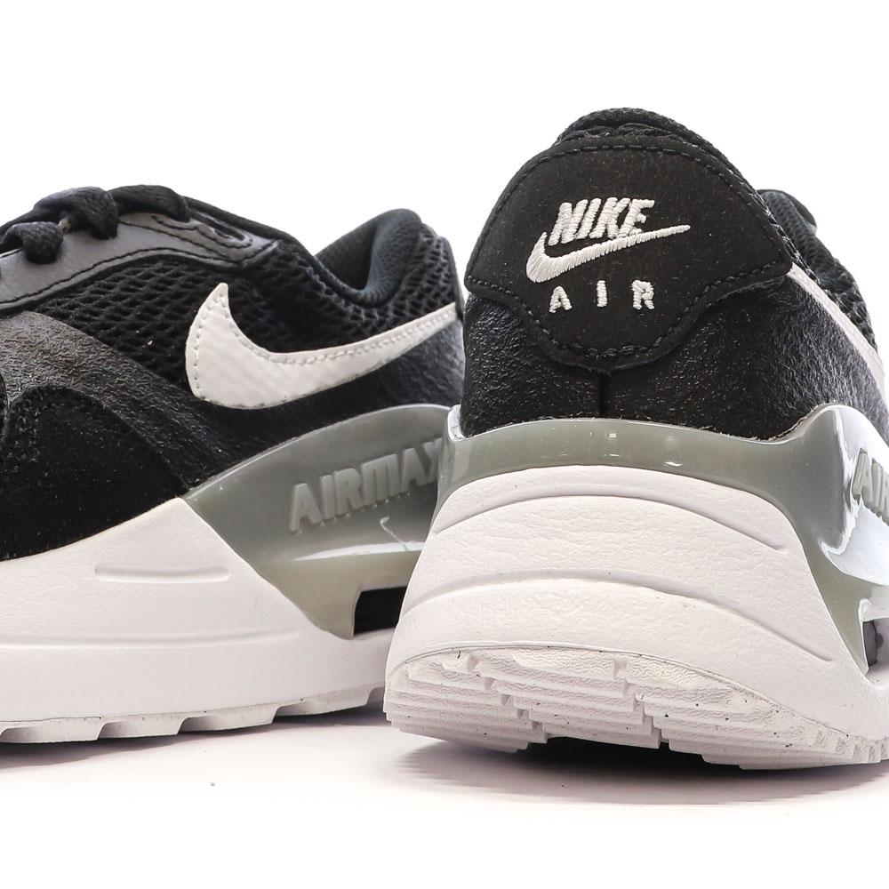 Baskets Noires/Oranges Femme Nike Air Max Systm vue 7
