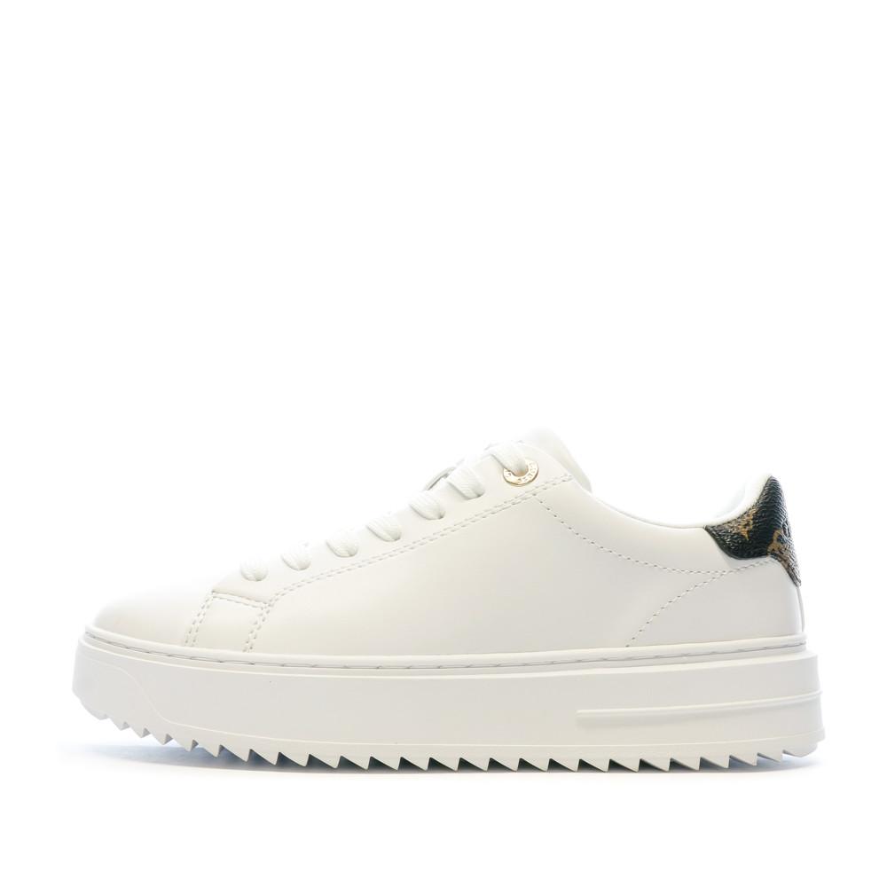 Baskets Blanches Femme Guess Denesa pas cher