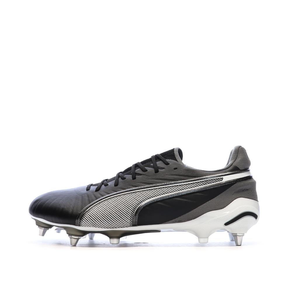Chaussures de Foot Noires Homme Puma King Ultimate MxSG pas cher