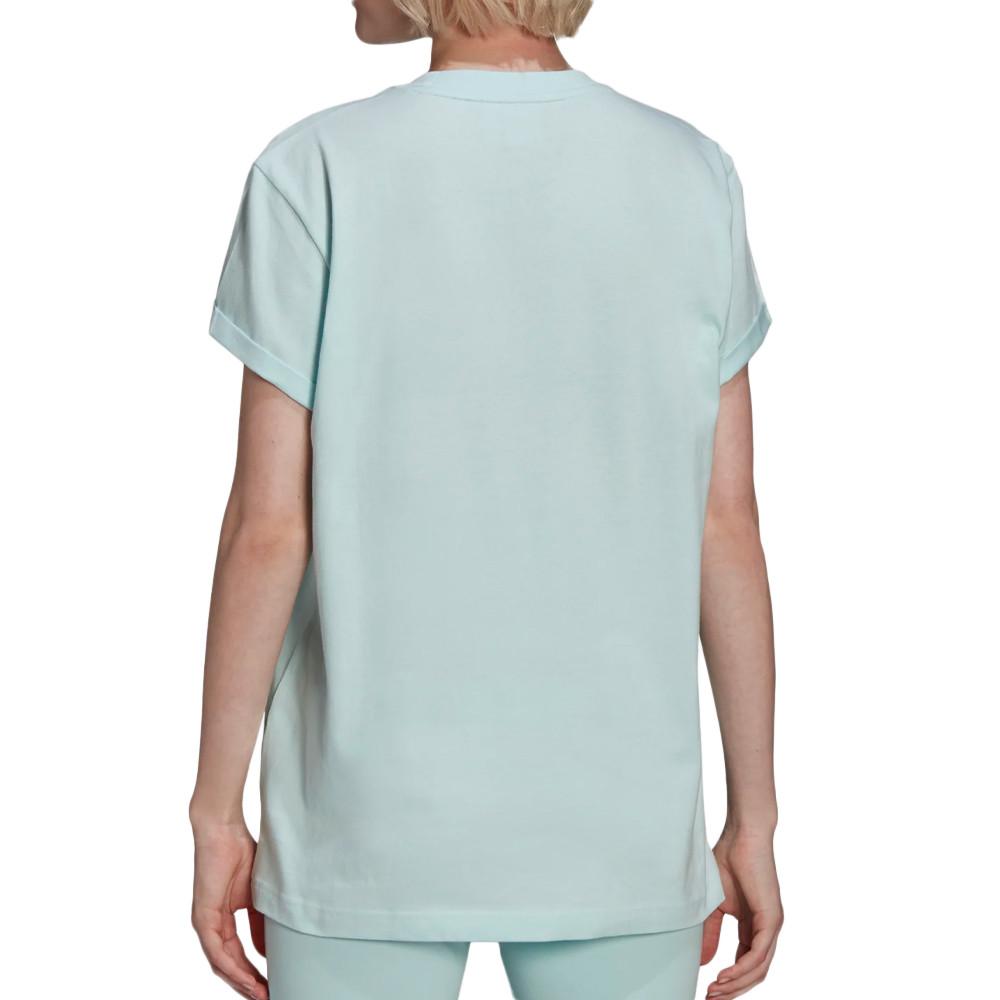T-shirt Bleu Femme Adidas vue 2