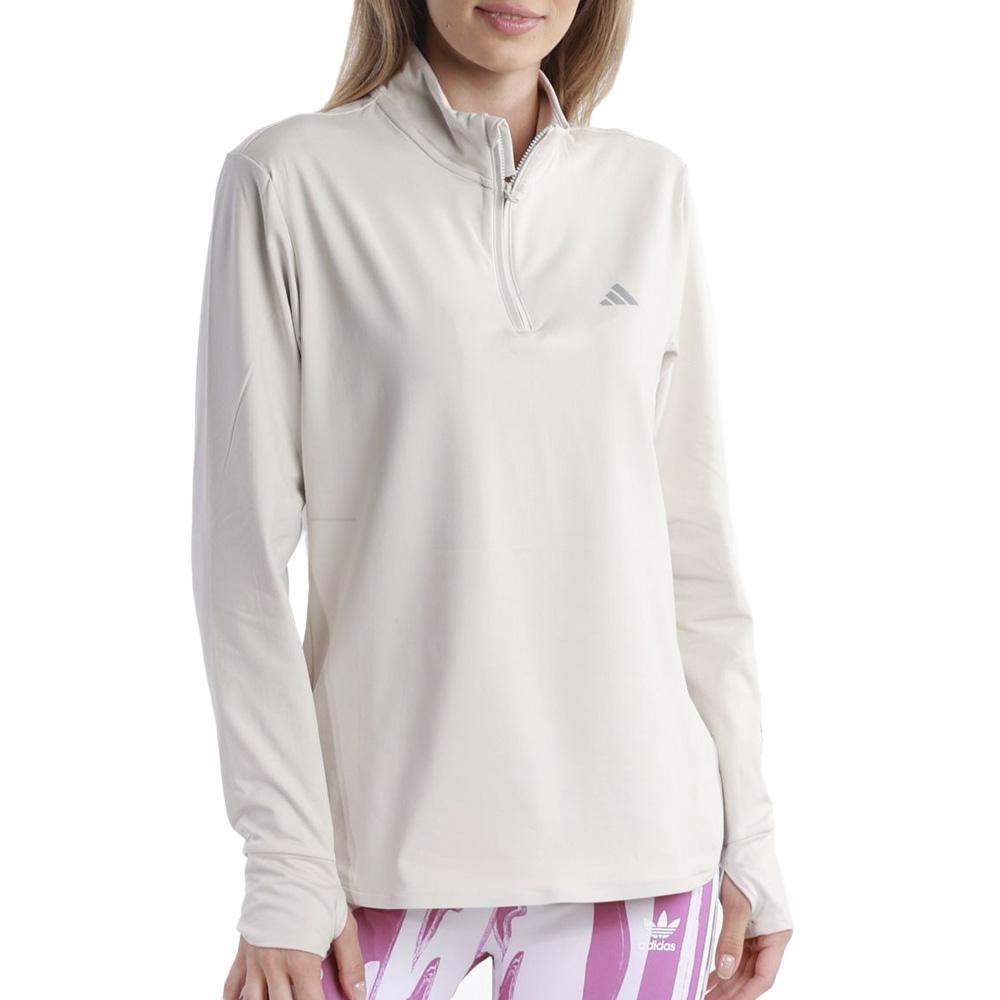 Sweat Beige Femme Adidas Warm pas cher