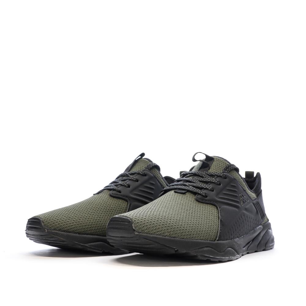 Baskets Noires/Kaki Garçon Kappa San Puerto Lace vue 6