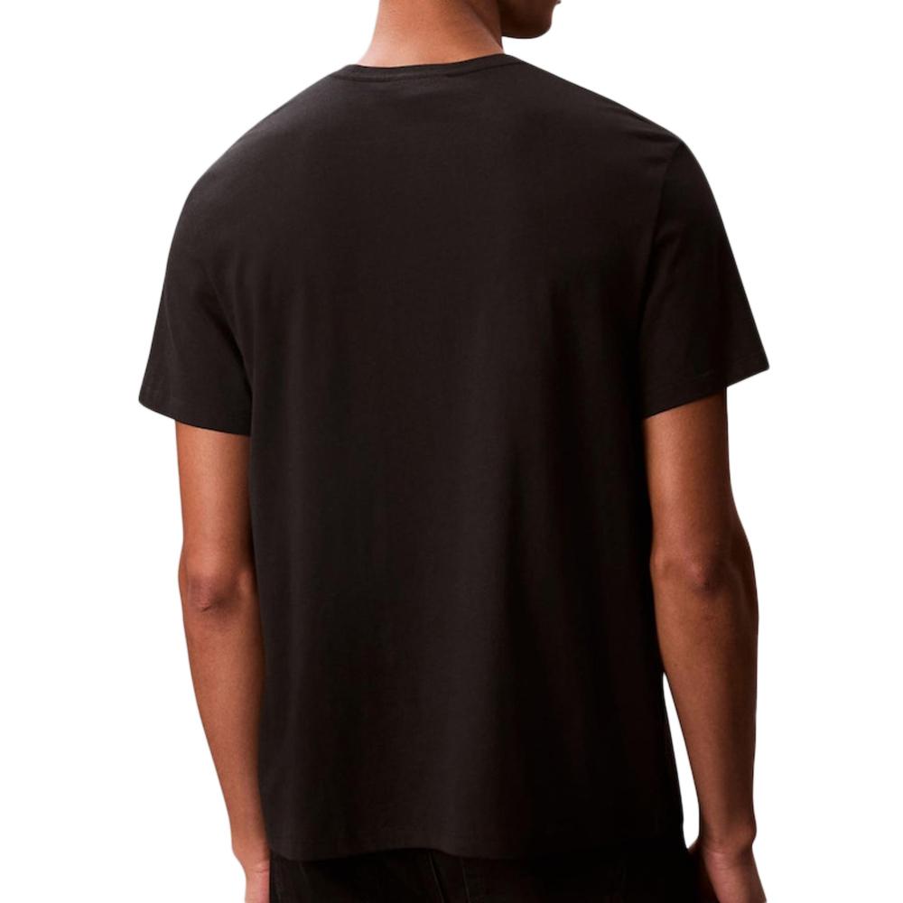T-shirt Noir Homme Calvin Klein Jeans Ss 20s Eu vue 2