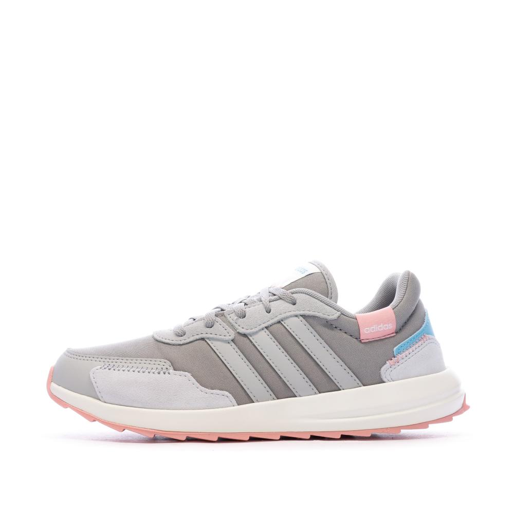Chaussures de Sport Grise Femme Adidas Retrorun pas cher
