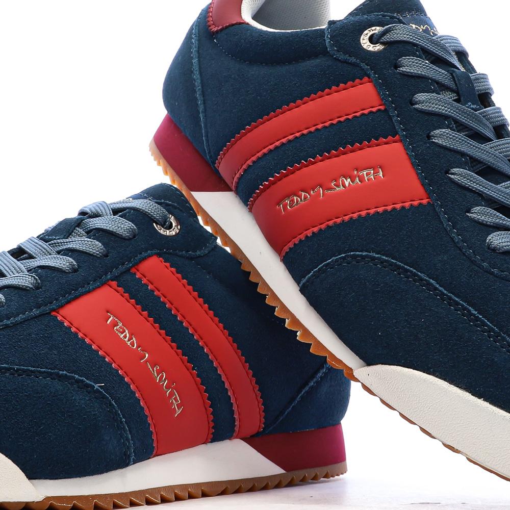 Baskets Marine/Rouge Homme Teddy Smith Serraje vue 7