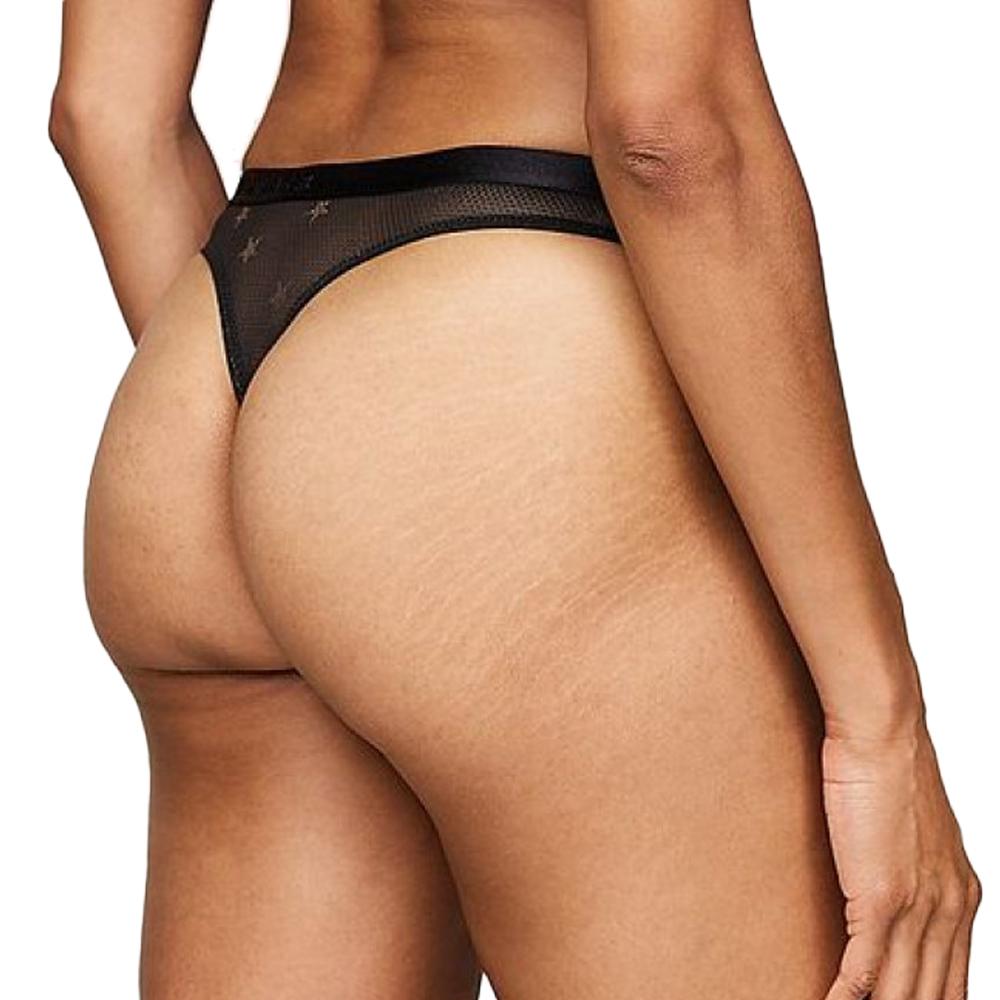 String Noir Femme Tommy Hilfiger Thong Black vue 2