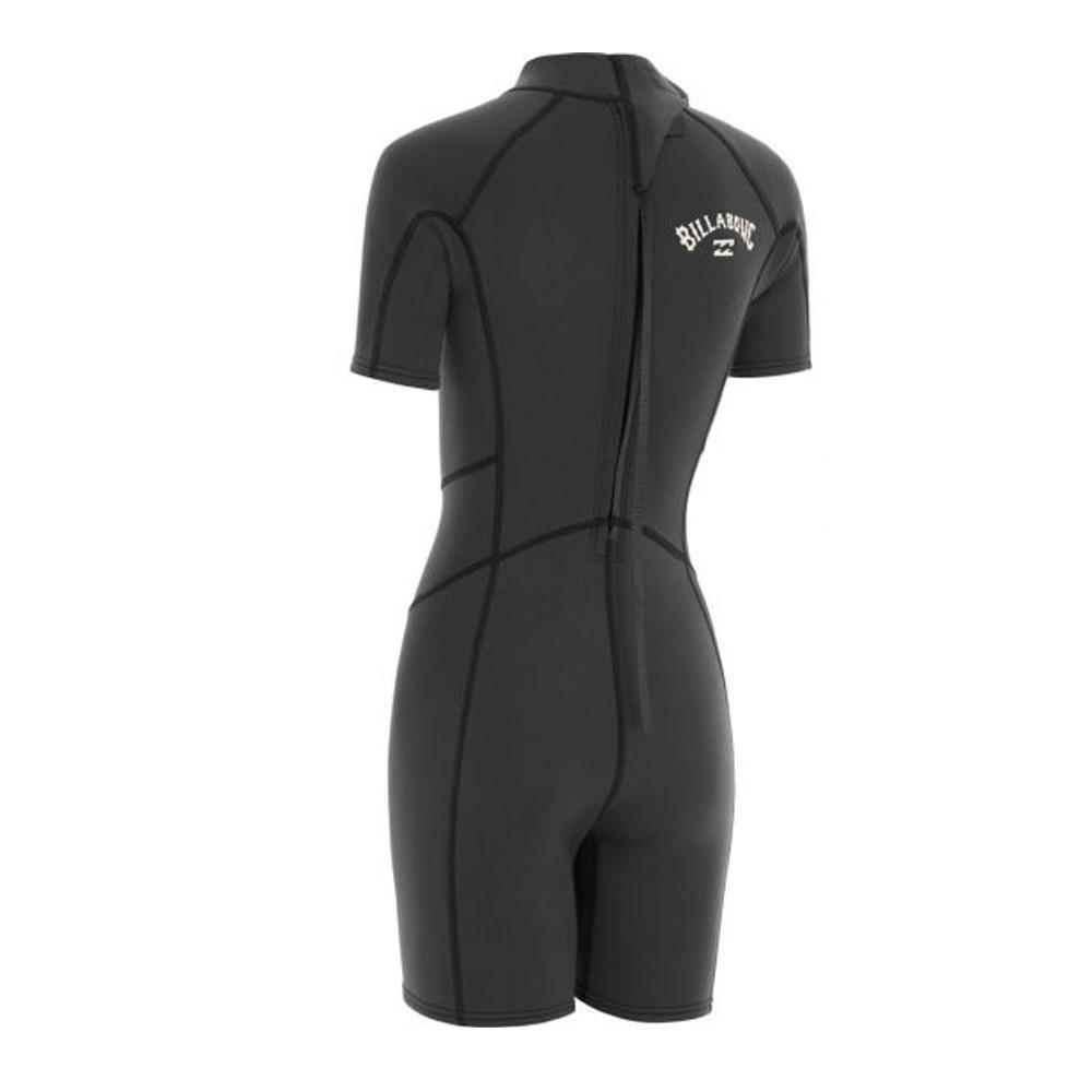 Combinaison de Surf Noire Femme Billabong 202 Launch vue 2