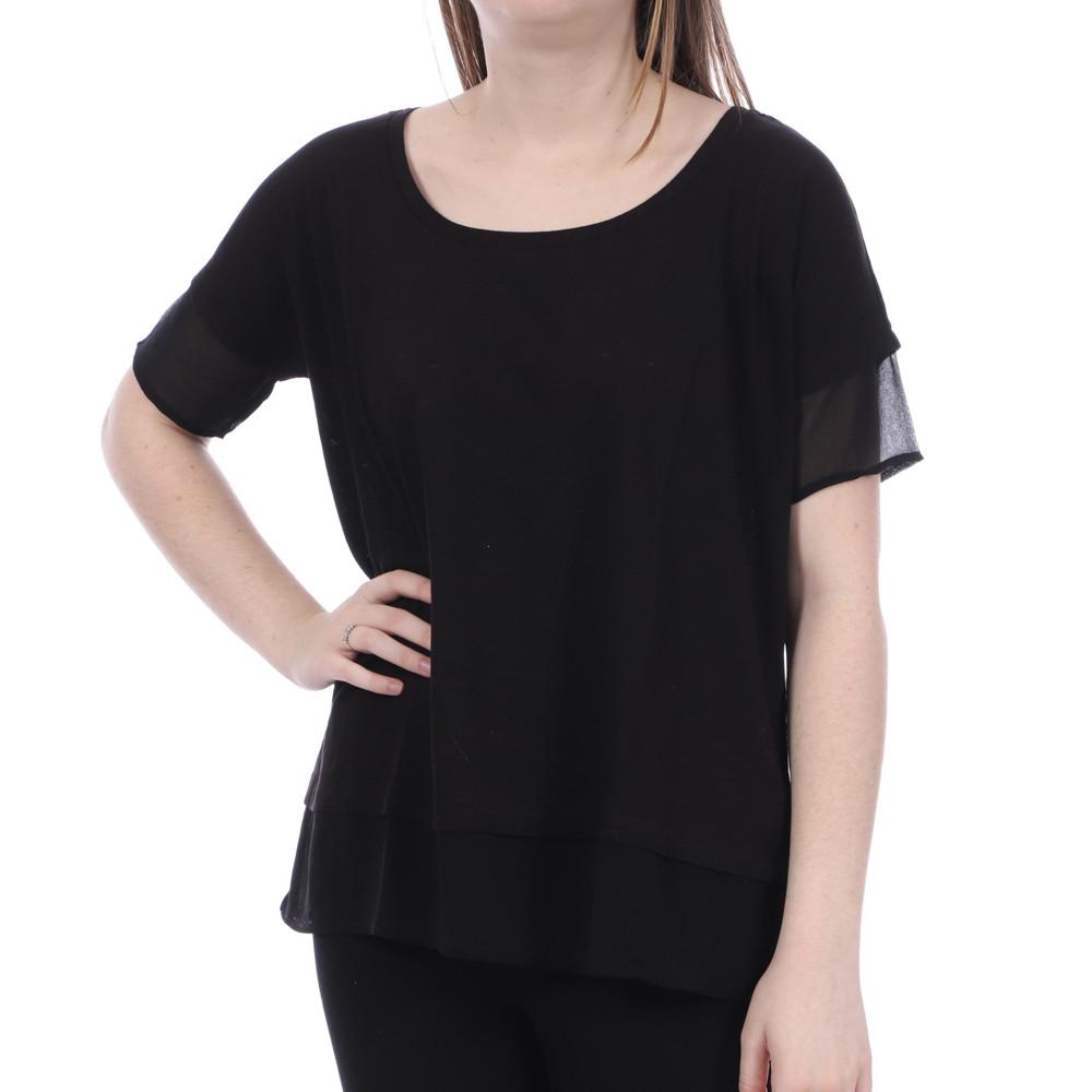 T-shirt Noir Femme French Connection Fresh pas cher