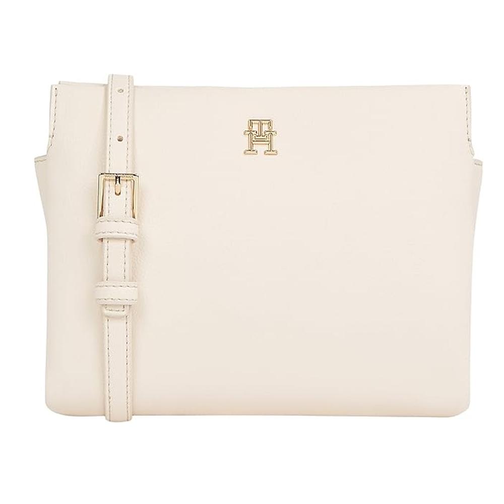 Sac à Bandoulière Ecru Femme Tommy Hilfiger Th Legacy Mini Cross pas cher