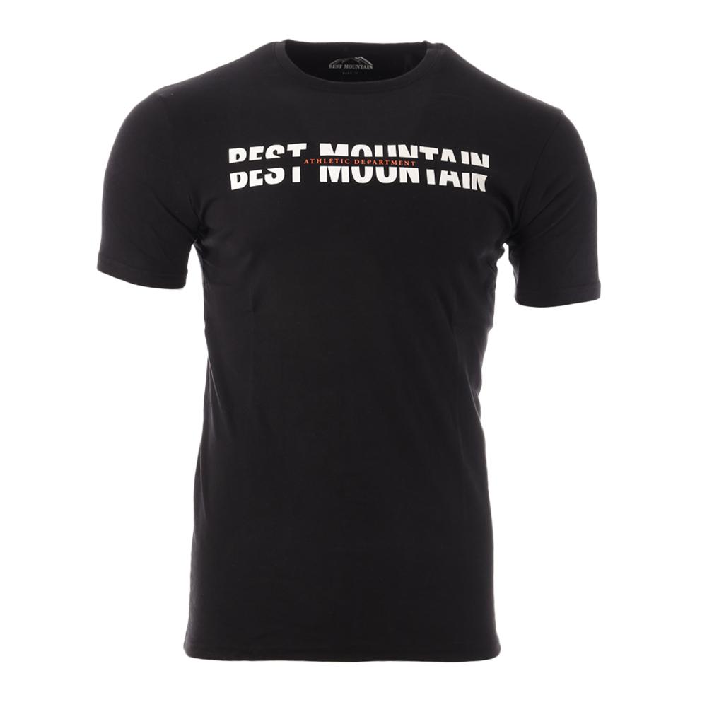T-shirt Noir Homme Best Mountain TS03 pas cher