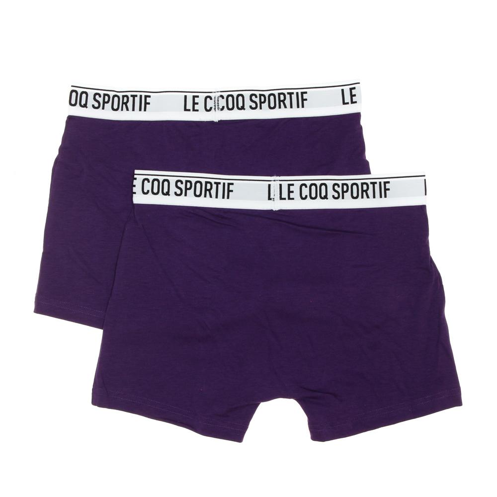 x2 Men's Purple Boxers Le Coq Sportif Camuset sport Photo of the Espace des Marques %store% store - view of %key%