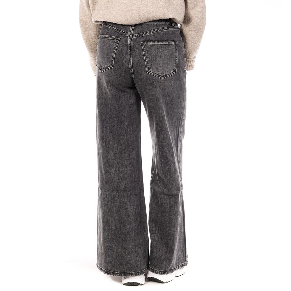 Jean Baggy Large Gris Femme Oraije Palazzo Pietro vue 2