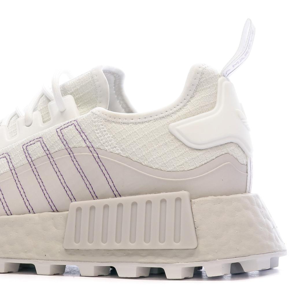 Baskets Ecru/Violet Homme Adidas Nmd r1 Tr vue 7
