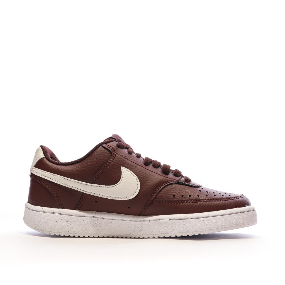 Baskets Bordeaux Femme Nike Court Vision vue 2