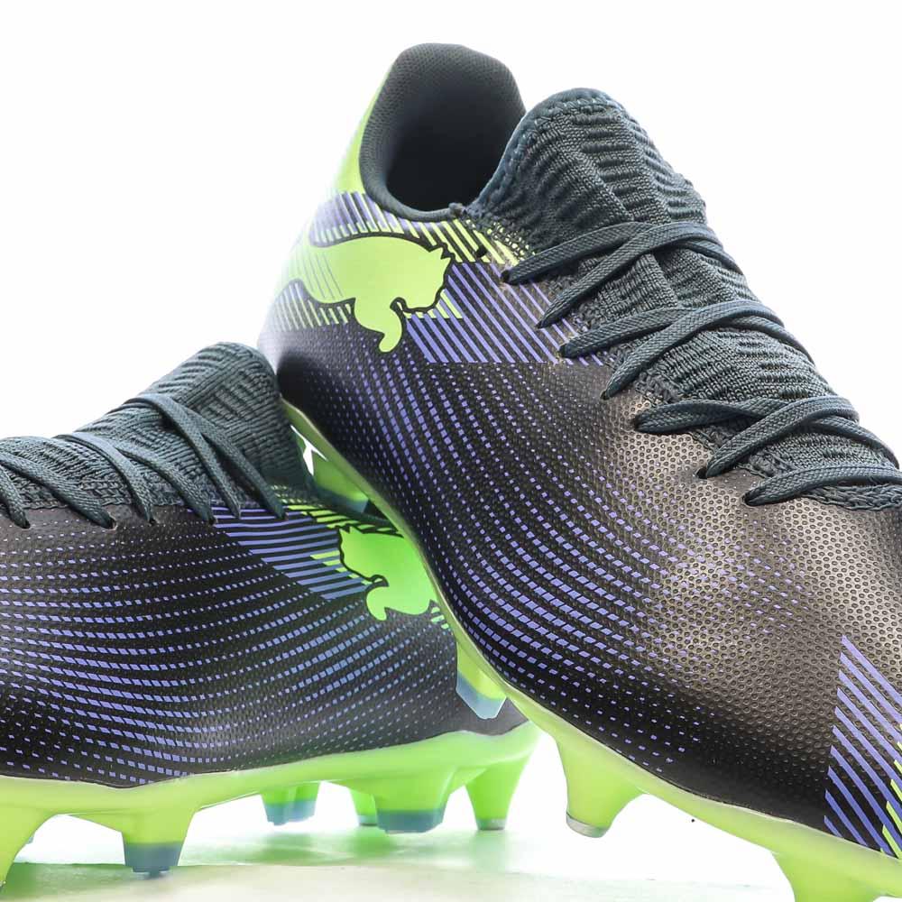 Chaussures de Football Marine/Jaune Homme Puma Future 7 Play MxSG vue 7
