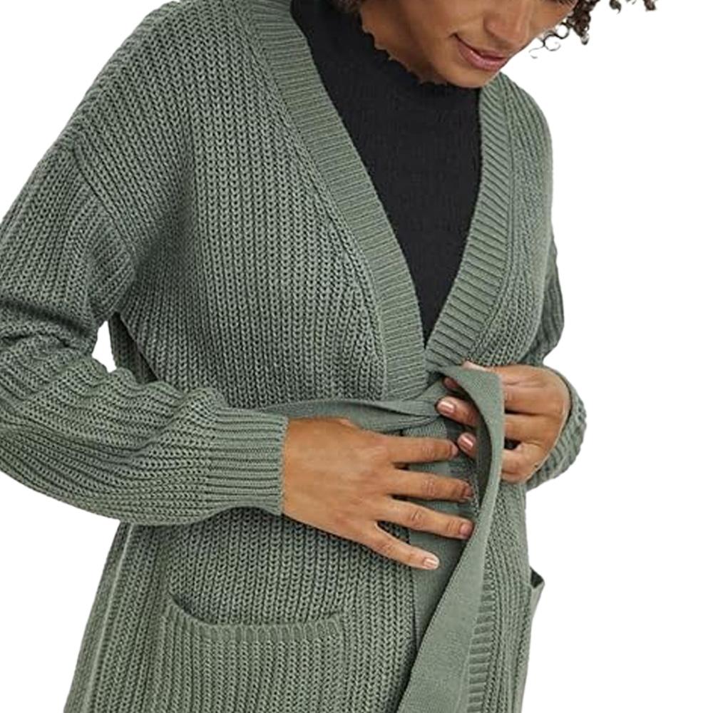 Weste Khaki Frau Vero Moda Marternity Belted Ansicht 2